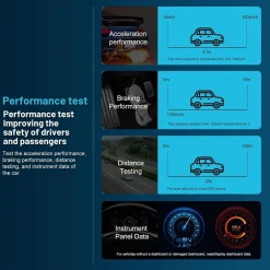 OBD2 DIAGNOSI AUTO ITALIANO LETTORE CANCELLAZIONE CODICI ERRORE SPIA MOTORE V521