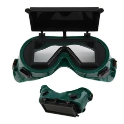 OCCHIALI DI PROTEZIONE PROTETTIVI PER SALDARE SALDATURA DOPPIA LENTE FABBRO