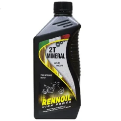 OLIO MOTORE LUBRIFICANTE MISCELA PER MOTORINI MOTO A DUE TEMPI RENNOIL HIGH POWER 2T