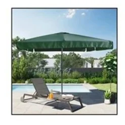 OMBRELLONE DA GIARDINO ARREDO ESTERNO BALCONE TERRAZZO PATIO 3X3 MT VERDE 223230