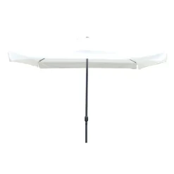 OMBRELLONE DA GIARDINO ARREDO ESTERNO BALCONE TERRAZZO PATIO 3X3 MT BIANCO 223233