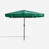 OMBRELLONE DA GIARDINO ESTERNO BALCONE TERRAZZO VERDE 3X2 MT CON MANOVELLA 223220