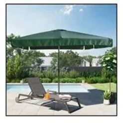 OMBRELLONE DA GIARDINO ESTERNO BALCONE TERRAZZO VERDE 3X2 MT CON MANOVELLA 223220