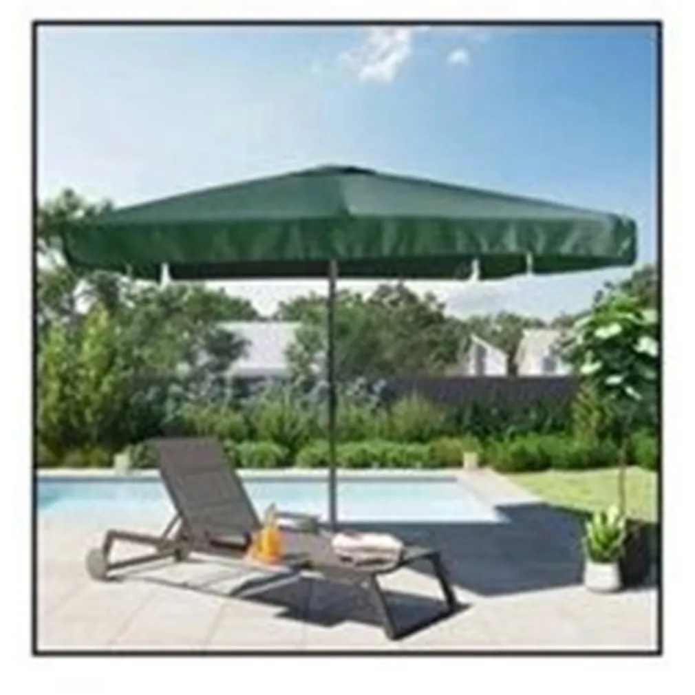 OMBRELLONE DA GIARDINO ESTERNO BALCONE TERRAZZO VERDE 3X2 MT CON MANOVELLA 223220