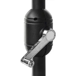 OMBRELLONE DA GIARDINO GAZEBO IN ALLUMINIO OMBRELLO PARASOLE 247XØ300CM VERDE 206420