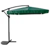 OMBRELLONE LATERALE DA GIARDINO PROTEZIONE SOLE 2X3MT IMPERMEABILE VERDE CON BASE 223210