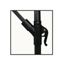 OMBRELLONE LATERALE DA GIARDINO PROTEZIONE SOLE 2X3MT IMPERMEABILE GRIGIO CON BASE 223212