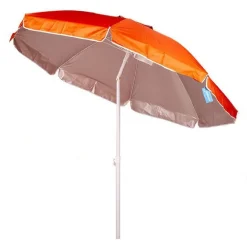 OMBRELLONE MARE 180 CM CON SNODO PALO ACCIAIO CON SACCA COLORI ASSORTITI 4096258