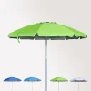 OMBRELLONE MARE SPIAGGIA GIARDINO METALLO 210 CM CON CUSTODIA COLORE VERDE