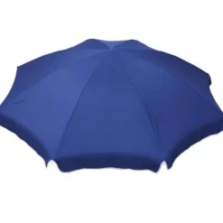 OMBRELLONE MARE SPIAGGIA GIARDINO PALO ALLUMINIO E TESSUTO GRANDE 240CM BLU