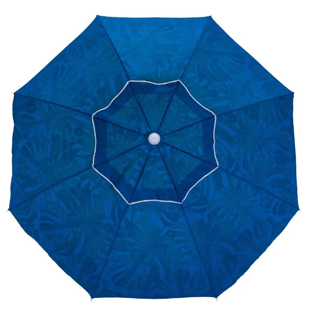 OMBRELLONE MARE SPIAGGIA GIARDINO ALLUMINIO GRANDE 200CM TROPICAL CON CUSTODIA