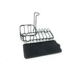 ORGANIZER ACCESSORI DA LAVELLO CUCINA PORTA SPUGNETTA SPUGNE CON SGOCCIOLATOIO
