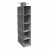 ORGANIZER ARMADIO PORTATUTTO APPENDIBILE SCARPE BORSE 5 RIPIANI 15X30X70CM 69704
