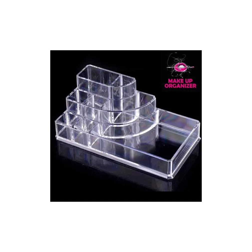 ORGANIZER COSMETICI TRUCCO MAKE UP 8 COMPARTI ORGANIZZATORE IN ACRILICO BEAUTY