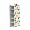 ORGANIZER PER ARMADIO 5 RIPIANI STRATI SCAFFALE PENSILE PORTA OGGETTI 15x30x70 CM