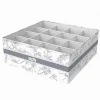 ORGANIZER PER ARMADIO 16 SCOMPARTI SCATOLA SALVASPAZIO 32X32X12CM FANTASIA 87332