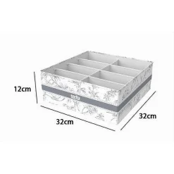 ORGANIZER PER ARMADIO 8 SCOMPARTI SCATOLA SALVASPAZIO 32X32X12CM FANTASIA 87330
