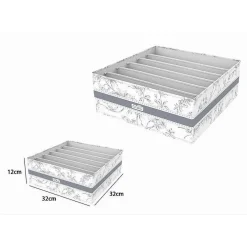 ORGANIZER PER ARMADIO 6 SCOMPARTI SCATOLA SALVASPAZIO 32X32X12 CM FANTASIA 87329