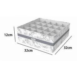 ORGANIZER PER ARMADIO 20 SCOMPARTI SCATOLA SALVASPAZIO 32X32X12CM FANTASIA 87333