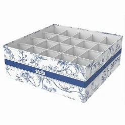 ORGANIZER PER ARMADIO 20 SCOMPARTI SCATOLA SALVASPAZIO 32X32X12CM FANTASIA 87333