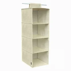 ORGANIZER PER ARMADIO CON 4 RIPIANI PORTA OGGETTI SALVASPAZIO 80X30X30 CM 69702