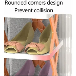 ORGANIZER PER SCARPIERA VERTICALE MONTAGGIO RAPIDO 7 LIVELLI RIPIANO PIEGHEVOLE