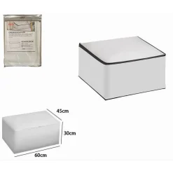 ORGANIZER PER VESTITI SCATOLE PIEGHEVOLI SALVASPAZI CONTENITORE 60X45X30CM 87420