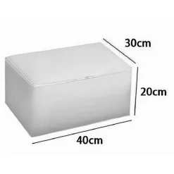 ORGANIZER PER VESTITI SCATOLE PIEGHEVOLI SALVASPAZI CONTENITORE 40X30X20CM 87418