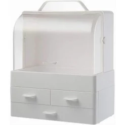 ORGANIZER PORTA TRUCCHI BOX PORTAGIOIE IMPERMEABILE ESPOSITORE PER COSMETICI ABS