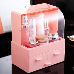 ORGANIZER PORTA TRUCCHI BOX PORTAGIOIE IMPERMEABILE ESPOSITORE PER COSMETICI ABS