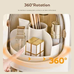 ORGANIZER PORTATILE MULTIFUNZIONALE ORGANIZZATORE COSMETICI GIOIELLI ANTIPOLVERE CASSETTO