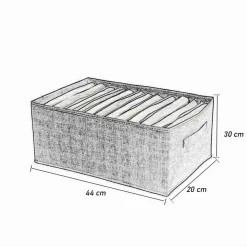 ORGANIZER SALVASPAZI ARMADI PIEGHEVOLE 12 SCOMPARTI CONTENITORE 44X20X30CM 87405