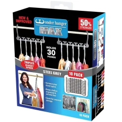 ORGANIZER SALVASPAZIO 8 PORTA STAMPELLE GRUCCE PER ARMADIO WONDER HANGER MAX