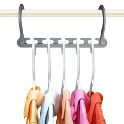 ORGANIZER SALVASPAZIO 8 PORTA STAMPELLE GRUCCE PER ARMADIO WONDER HANGER MAX