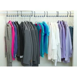 ORGANIZER SALVASPAZIO 8 PORTA STAMPELLE GRUCCE PER ARMADIO WONDER HANGER MAX