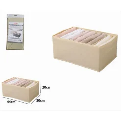 ORGANIZER SALVASPAZIO ARMADI PIEGHEVOLE 9 SCOMPARTI CONTENITORE 44X20X30CM 87404