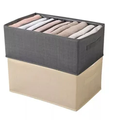 ORGANIZER SALVASPAZIO PER ARMADI SCATOLA PIEGHEVOLE 9 SCOMPARTI 36X20X25CM 87402