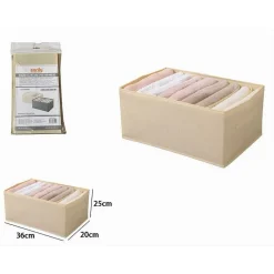 ORGANIZER SALVASPAZIO PER ARMADI SCATOLA PIEGHEVOLE 9 SCOMPARTI 36X20X25CM 87402