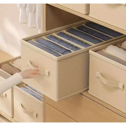 ORGANIZER SALVASPAZIO PER ARMADI SCATOLA PIEGHEVOLE 9 SCOMPARTI 36X20X25CM 87402