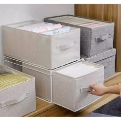 ORGANIZER SALVASPAZIO PER ARMADI SCATOLA PIEGHEVOLE 9 SCOMPARTI 36X20X25CM 87402