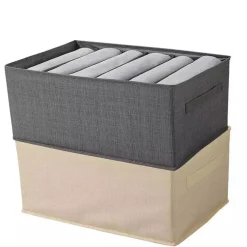 ORGANIZER SALVASPAZIO PER ARMADI SCATOLA PIEGHEVOLE 6 SCOMPARTI 44X20X30CM 87403