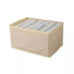 ORGANIZER SALVASPAZIO PER ARMADI SCATOLA PIEGHEVOLE 6 SCOMPARTI 44X20X30CM 87403