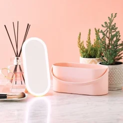 ORGANIZER SPECCHIO BOX PORTA TRUCCO PORTAGIOIE ESPOSITORE COSMETICI JK-21194