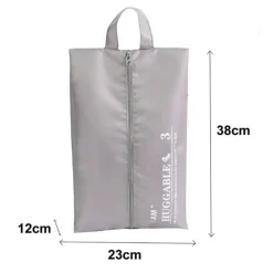 ORGANIZER VIAGGIO CASA BORSA IMPERMEABILE ORGANIZZATORE VALIGIA GRIGIO 38X23X12CM 87711