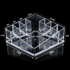 ORGANIZZATORE CONTENITORE PORTA TRUCCHI ESPOSITORE MAKE UP ROSSETTI GIOIELLI