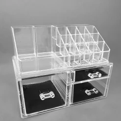 ORGANIZZATORE PORTA COSMETICI MAKE UP ESY_10257 ESPOSITORE ORGANIZER 16 COMPARTI