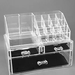 ORGANIZZATORE PORTA COSMETICI MAKE UP ESY_10256 ESPOSITORE ORGANIZER 16 COMPARTI