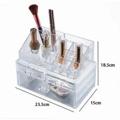 ORGANIZZATORE PORTA COSMETICI MAKE UP ESY_10256 ESPOSITORE ORGANIZER 16 COMPARTI