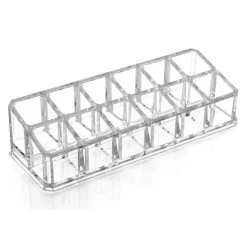 ORGANIZZATORE PORTA COSMETICI ESY_10244 ESPOSITORE 12 COMPARTI ORGANIZER MAKE UP