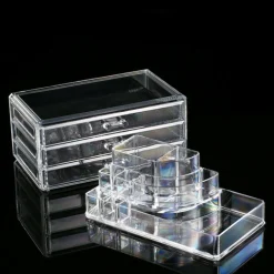 ORGANIZZATORE PORTATRUCCO COSMETICI BOX TRUCCO PORTA TRUCCHI ROSSETTI MAKE UP